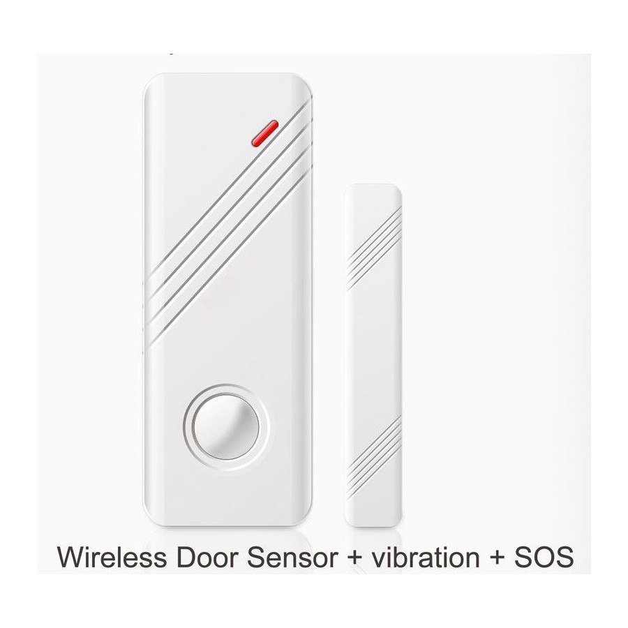 Sensor DOBLE magnetico y por vibracion puertas y ventanas