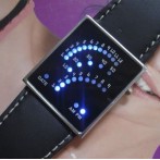 Reloj Digital Fashion de Led Azules Barato