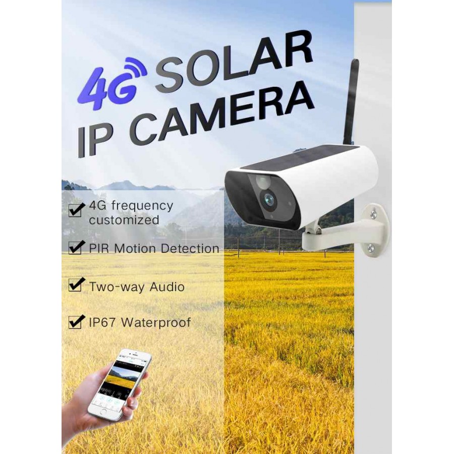 Cámara 4G 3G Gsm videovigilancia con placa SOLAR