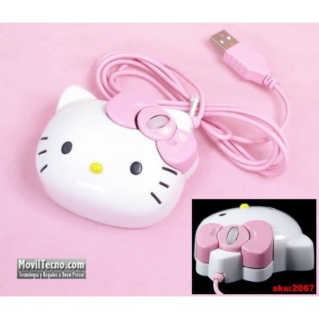 Raton Hello  Kitty  USB Mini  Optico para PC Portatil Barato