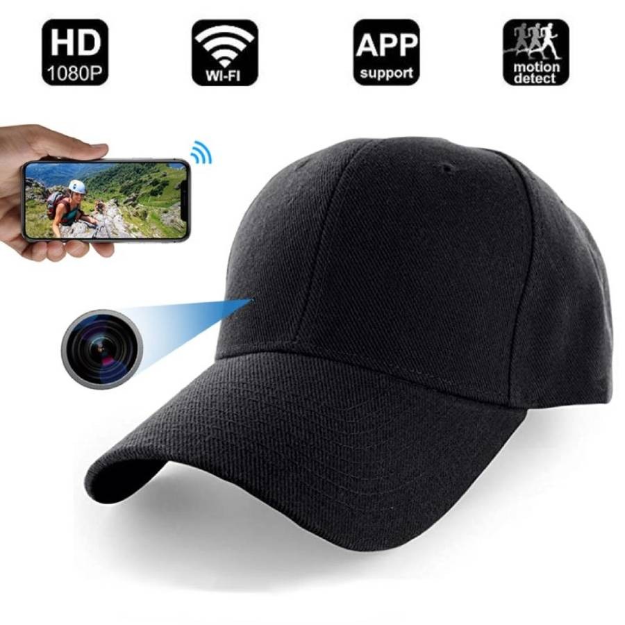 Gorra ESPÍA con Cámara OCULTA WIFI MovilTecno 858