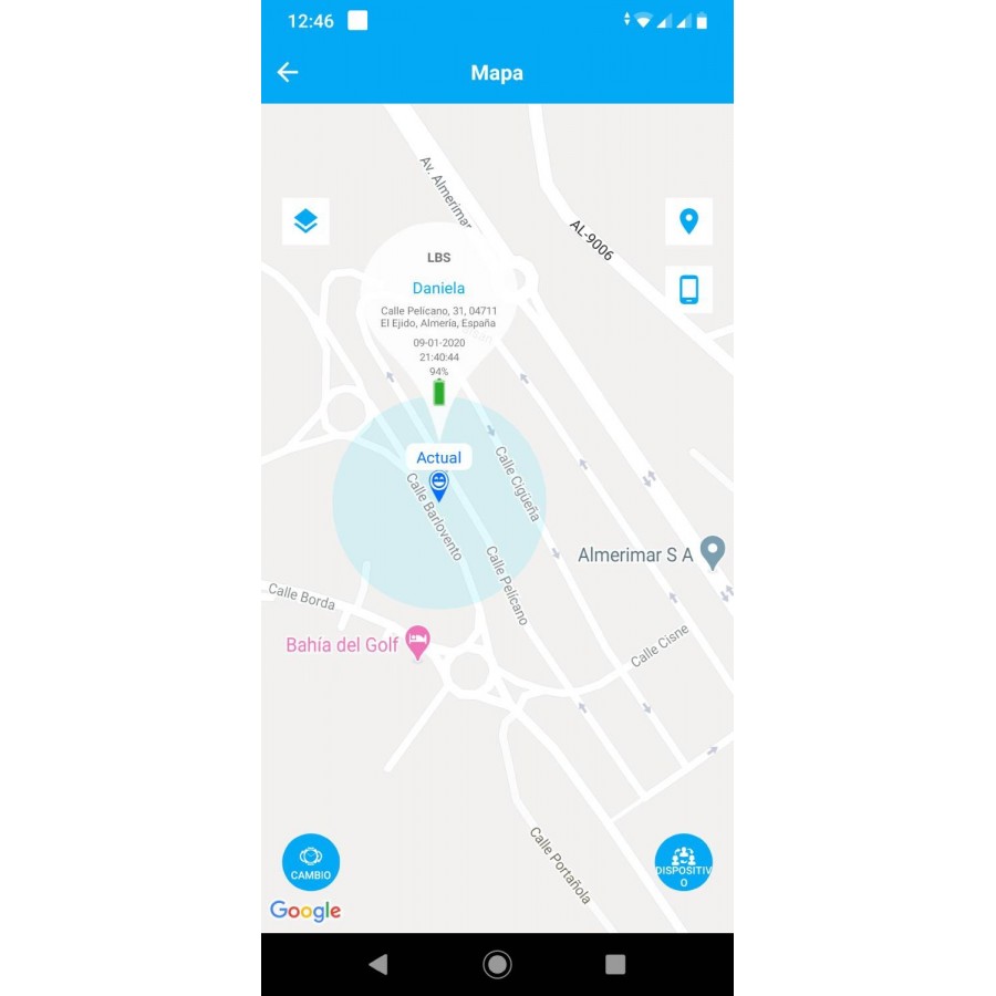 Reloj Móvil 4G con botón de SOS MovilTecno 870