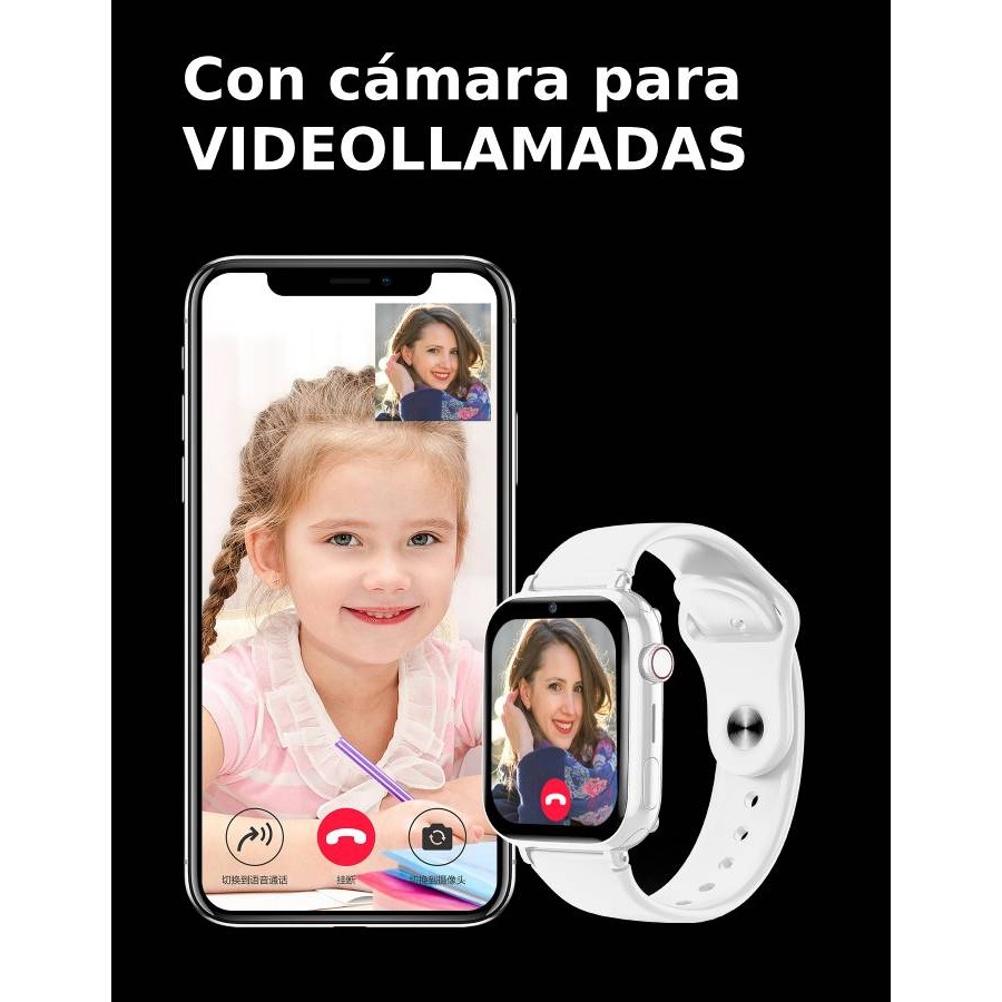 Reloj Móvil 4G con botón de SOS MovilTecno 870