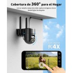 Cámara 4G Exterior con Tarjeta SIM MovilTecno 879