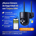 Cámara 4G Exterior con Tarjeta SIM MovilTecno 879