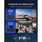 Cámara para COCHE 4G GPS 2 Objetivos MovilTecno 884