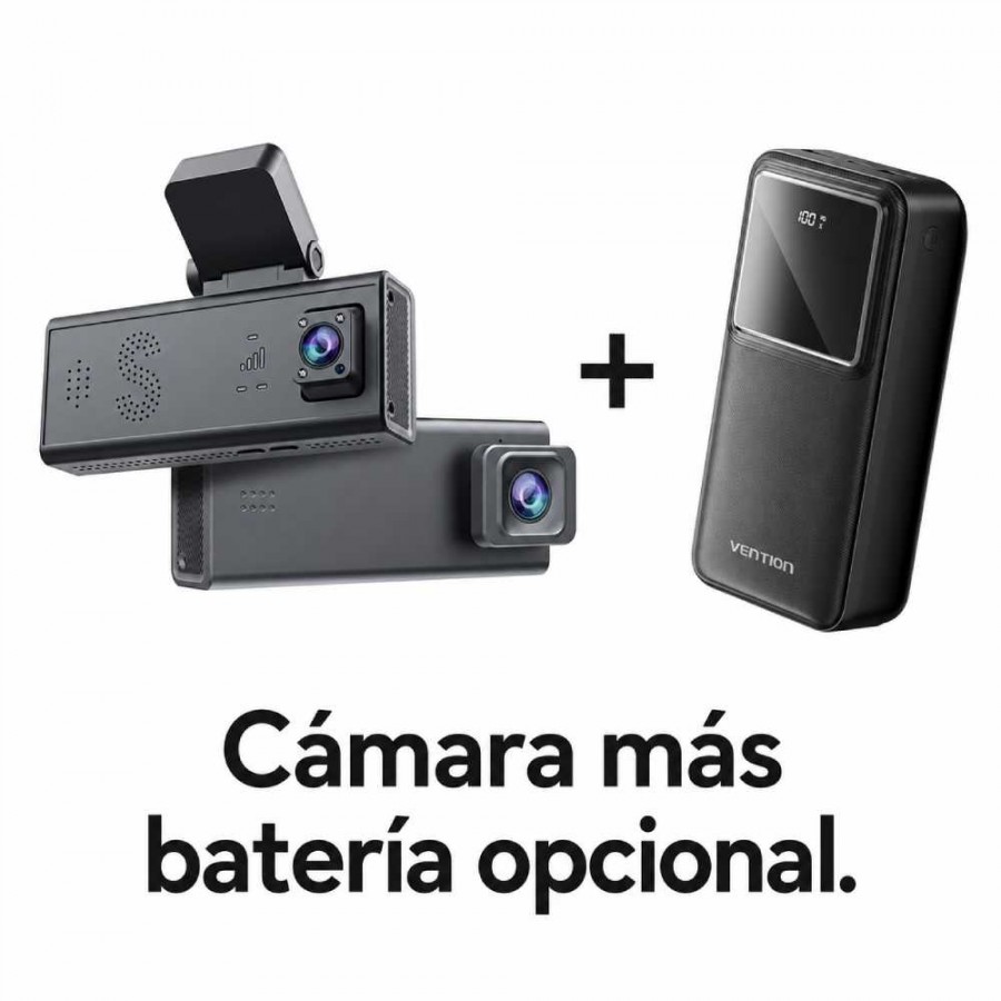 Cámara para COCHE 4G GPS 2 Objetivos MovilTecno 884