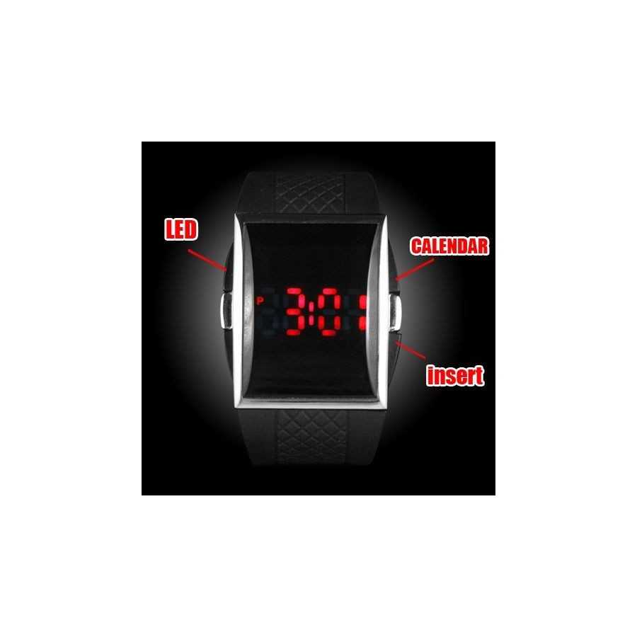 Reloj Digital Fashion de Led Rojos o Azules Barato