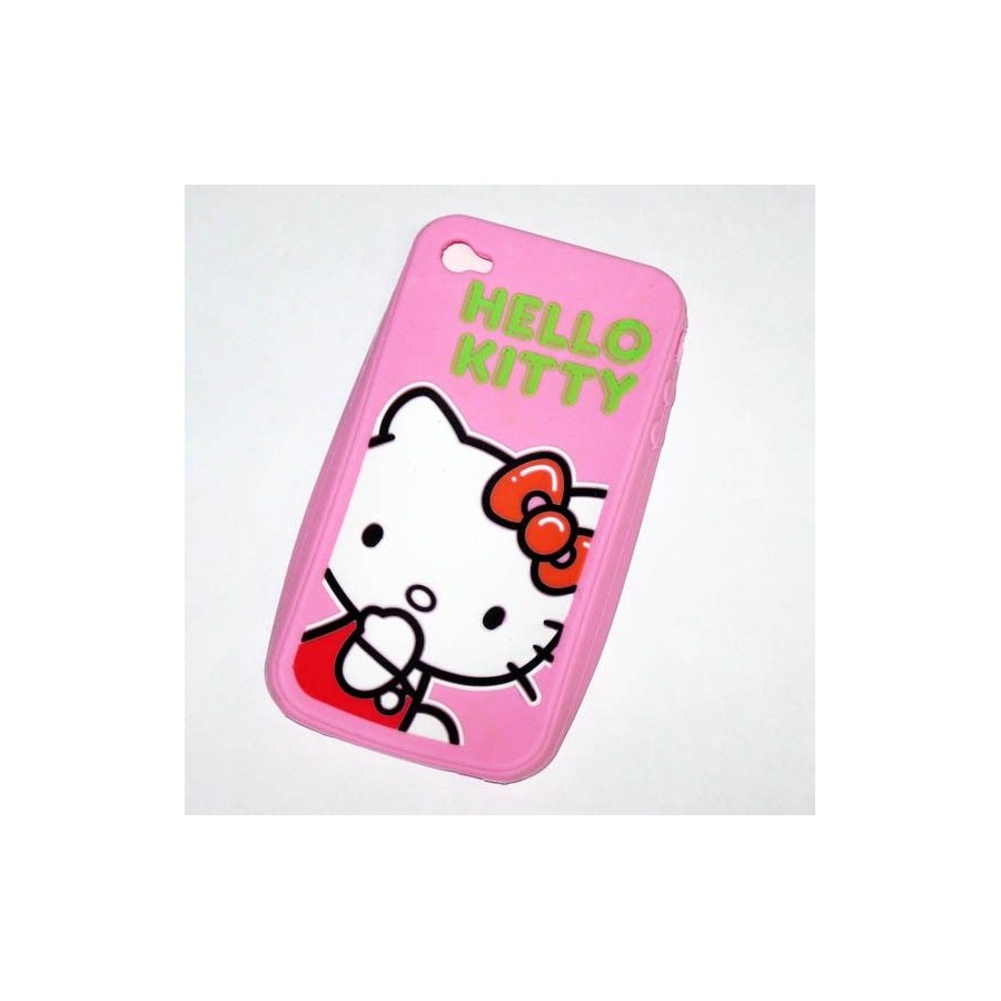Funda de Silicona Iphone 4 de Hello Kitty Barata