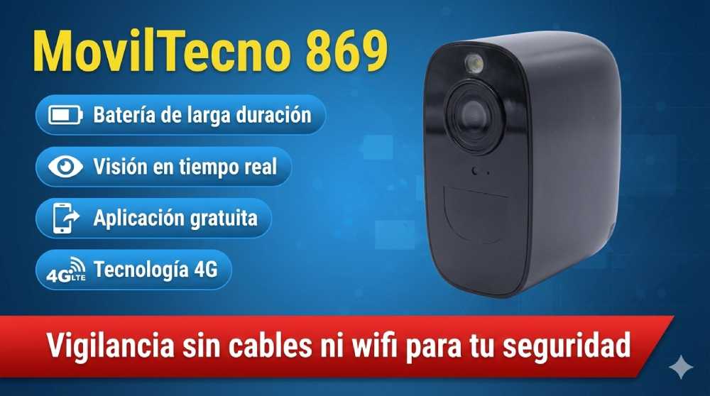 Cámaras 4G espía con batería: vigilancia sin WiFi desde el móvil